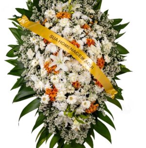 Coroa de flores jade
