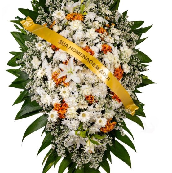 Coroa de flores jade