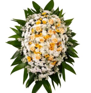 Coroa de Flores Topázio